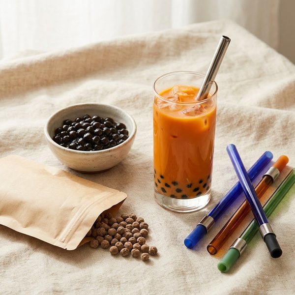 Tapioca Pearls + Boba Straws Kit