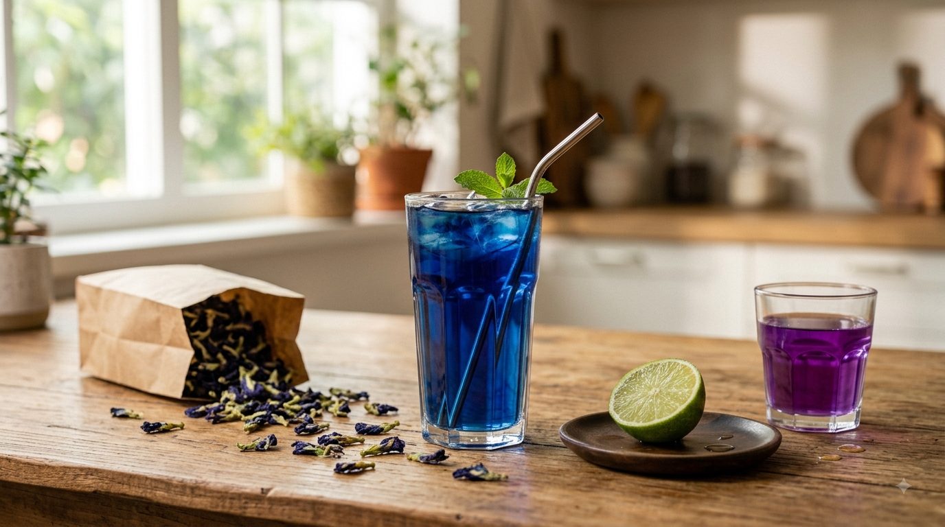 Butterfly Pea Flower Tea: Thailand's Color-Changing Blue Tea (Nam Anchan)