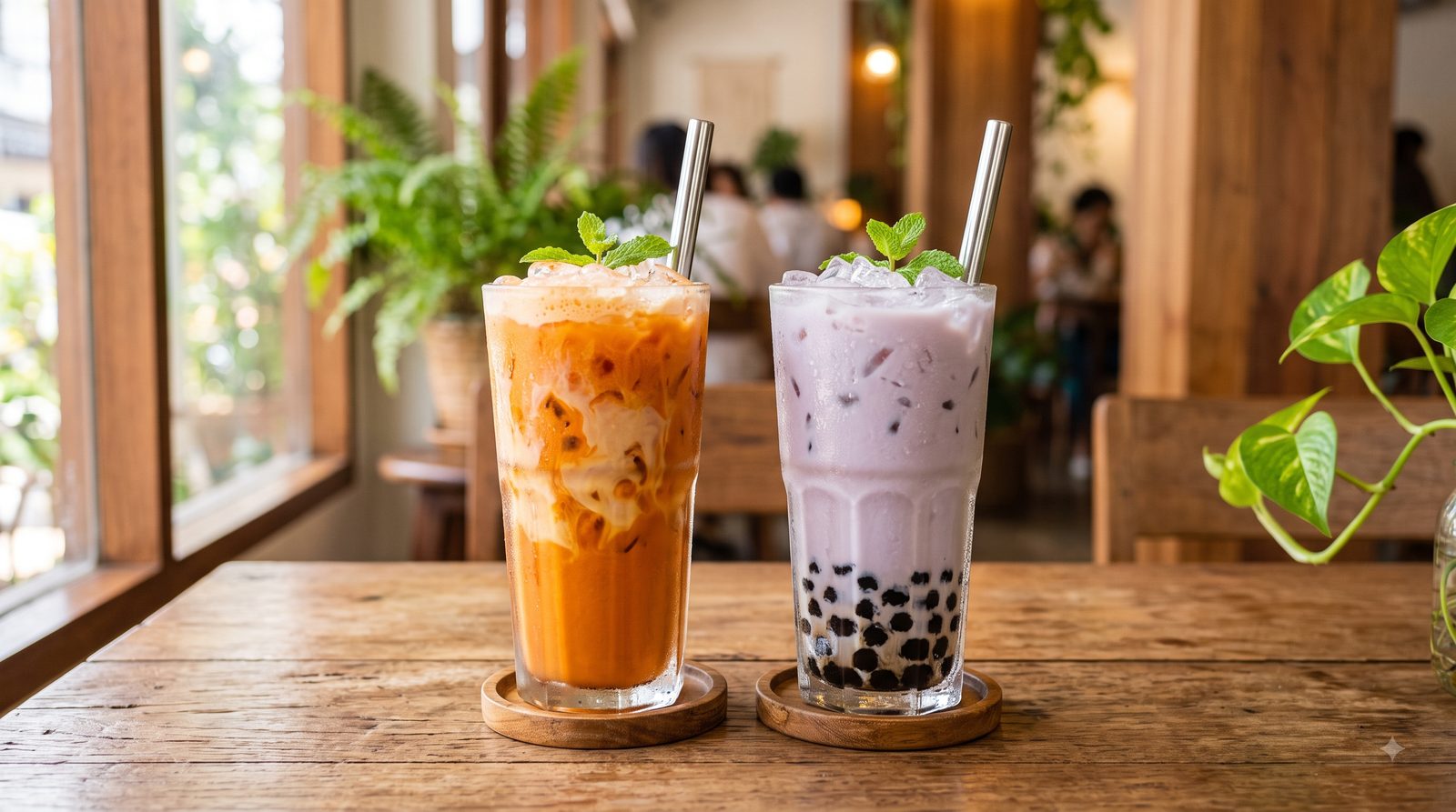 Thai Tea vs Taro
